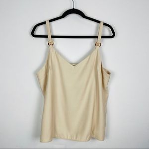Topshop Tortoise Shell Loops Tank Top